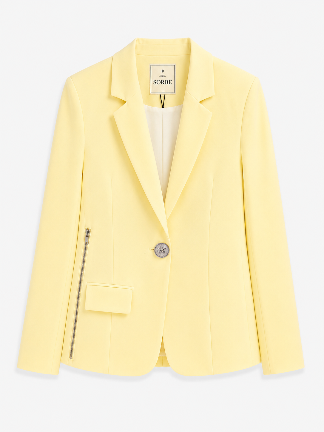 The Zipped Jacket - Yellow