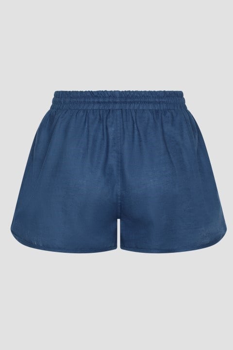 Boyish Linen Short - Navy