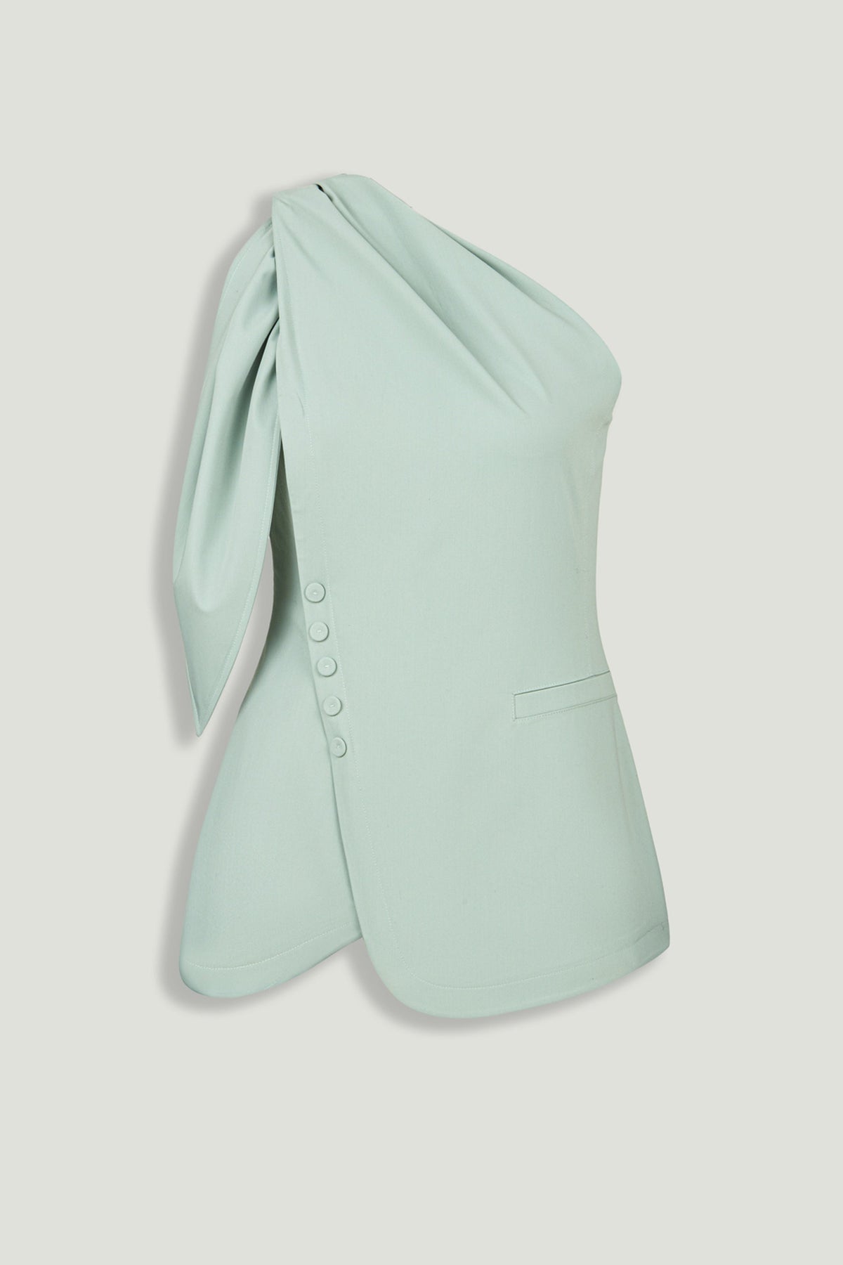 Shoulder-Tie Blouse