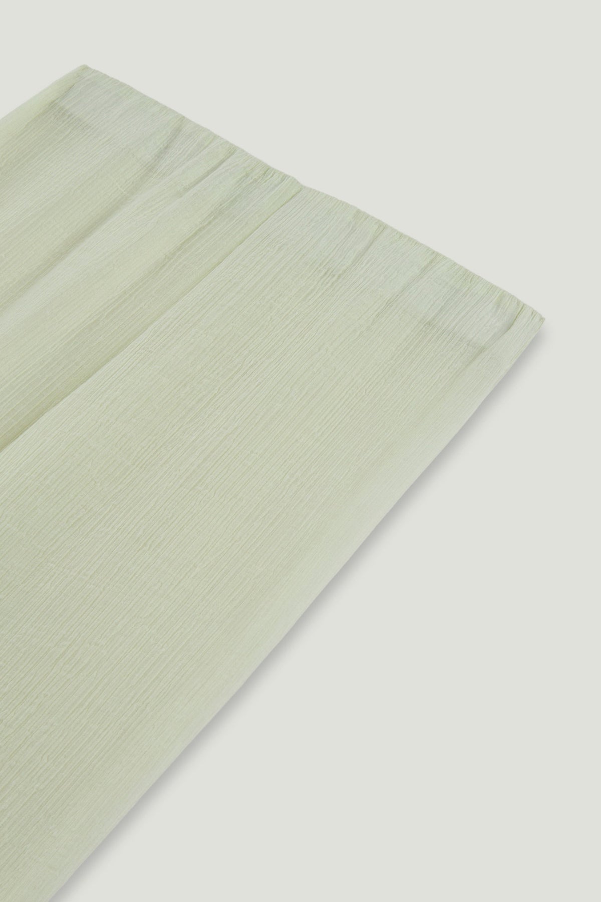 High-Waist Flare Trousers - Light Yellow