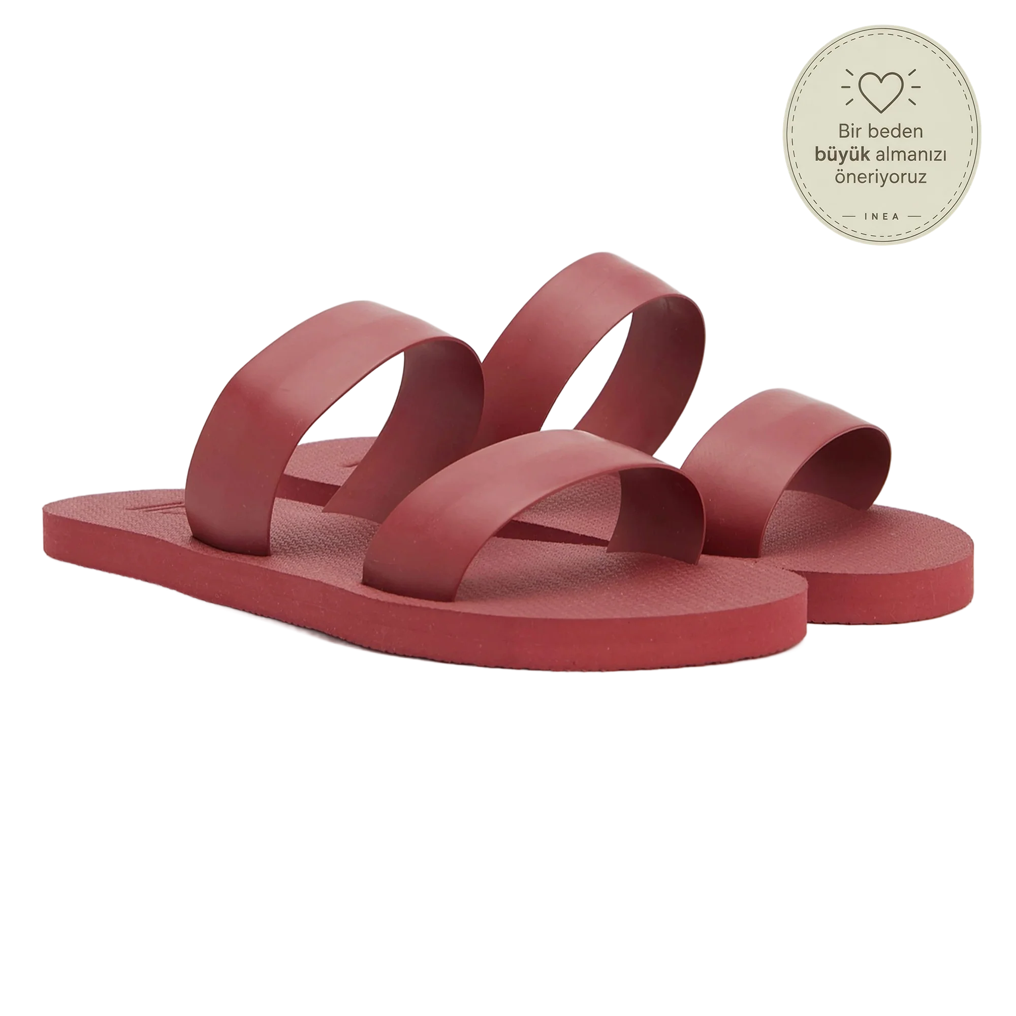 DUO - Woman Double Band - Burgundy