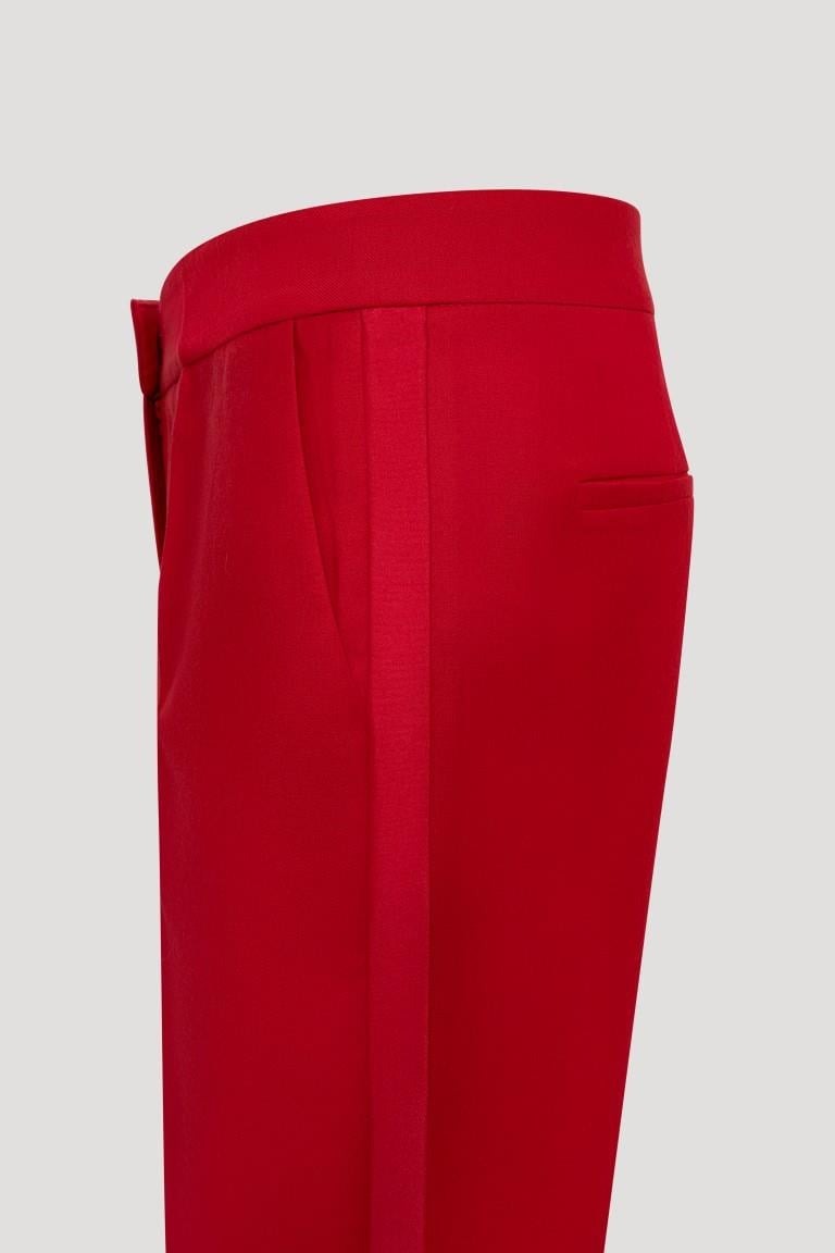 The Tuxedo Pants - Scarlet