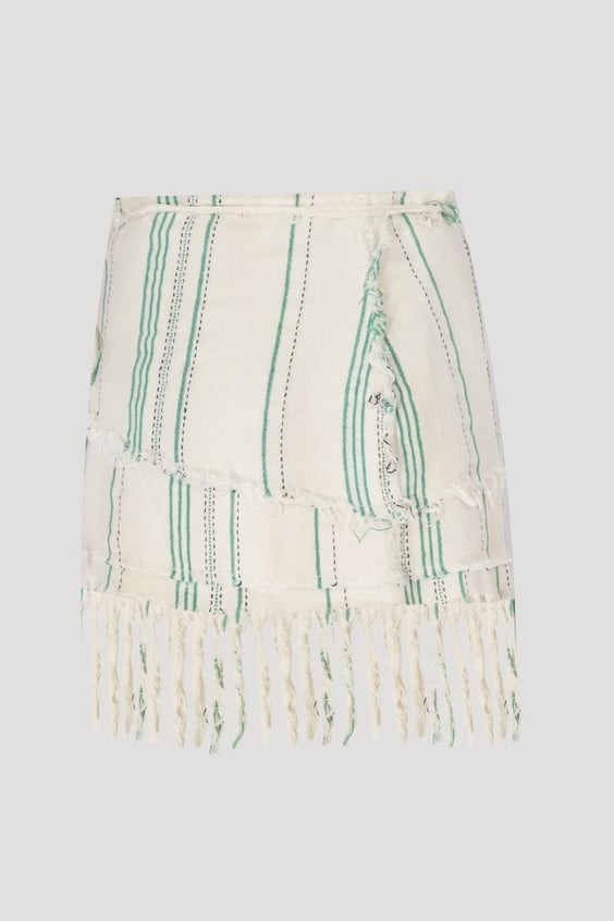 The Bohemian Skirt - Sage Breeze