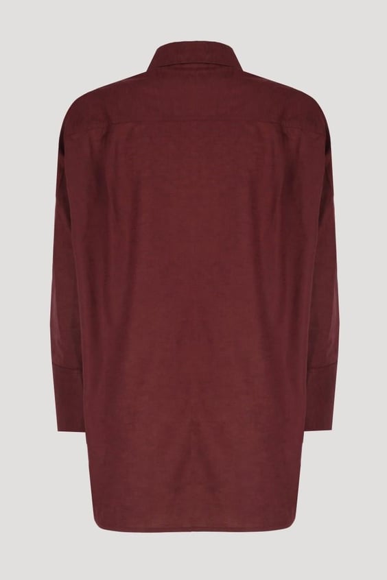The Boyish Linen Shirt - Bloody Mary