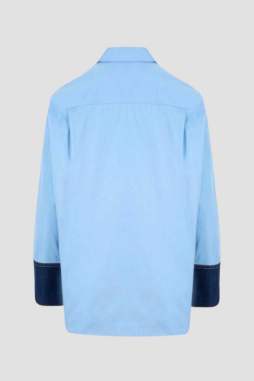 The Boyish Shirt - Blue Denim Detail