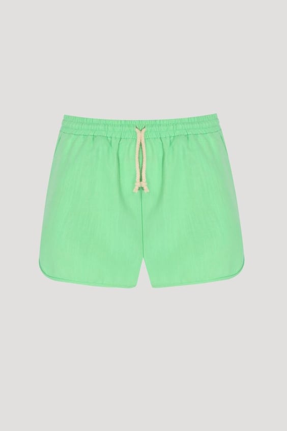 The Boyish Linen Short - Lime