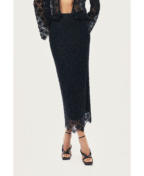 Lace Midi Skirt