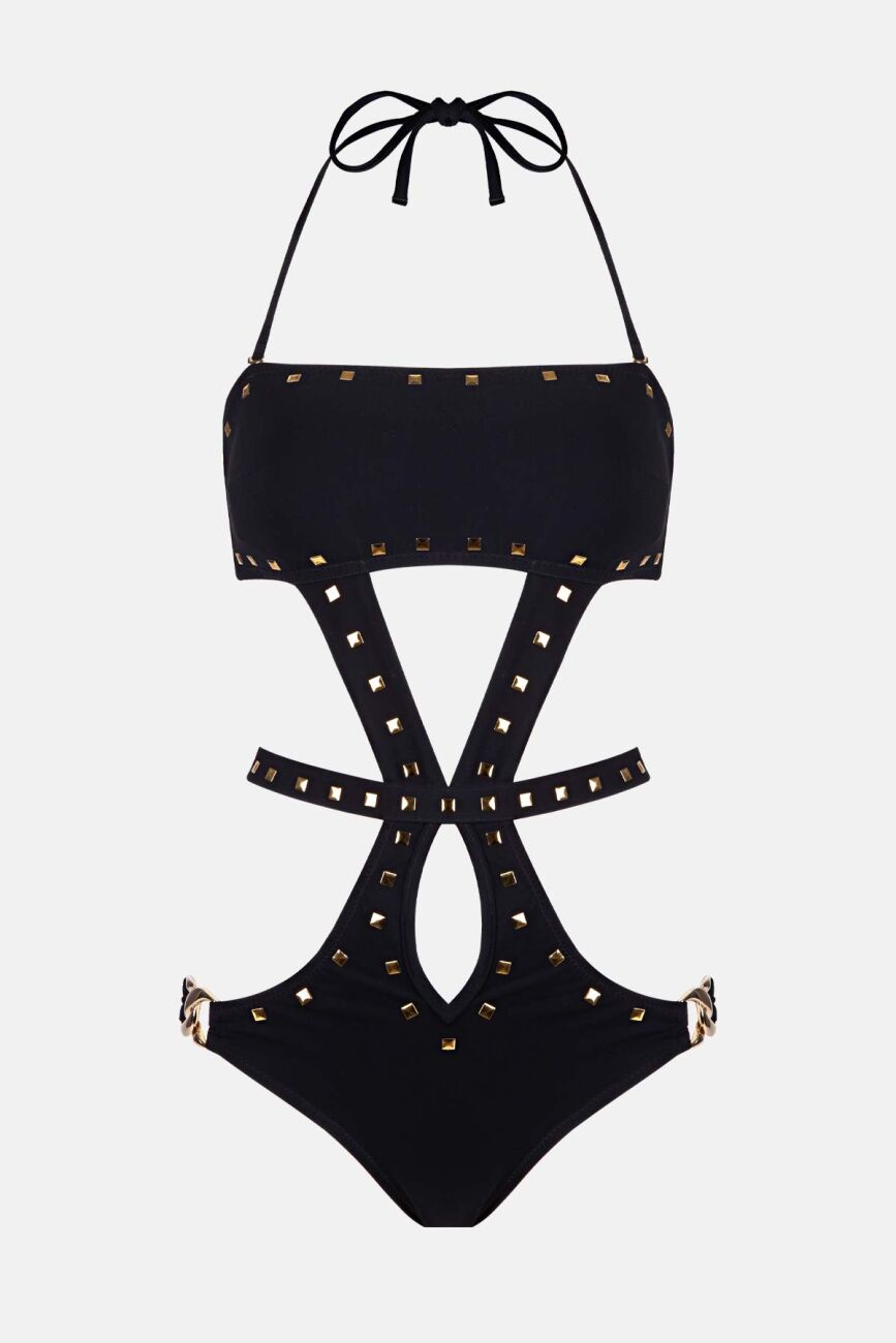 4227 Black Monokini