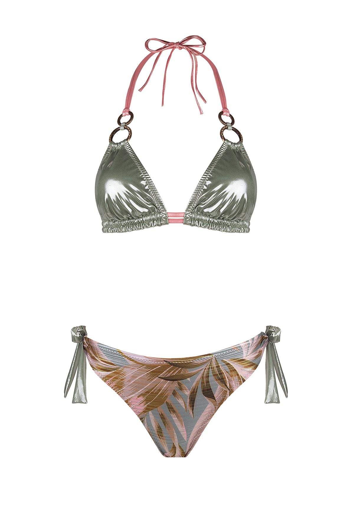 5610 Green Pink Bikini
