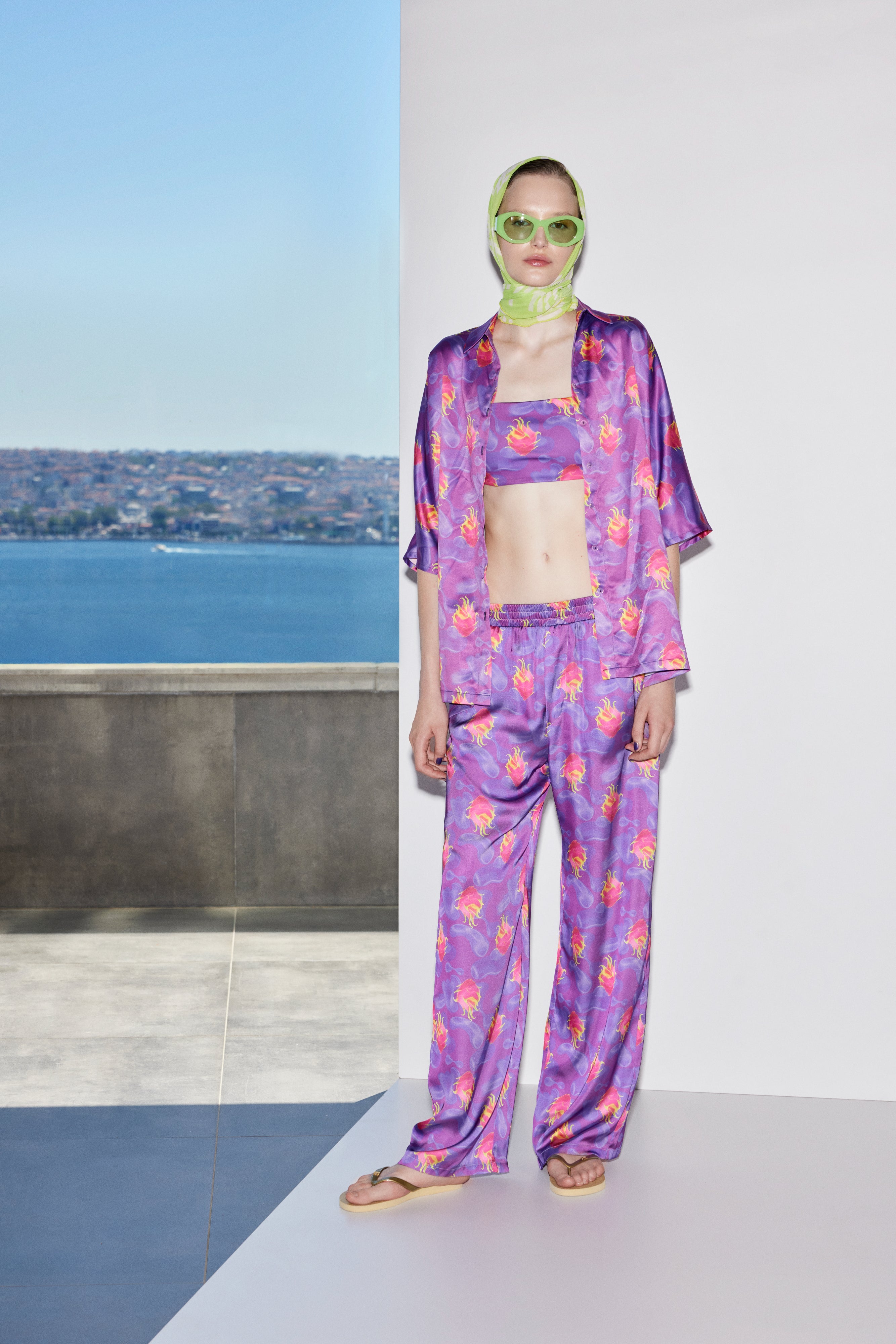 Elvis Dragonfruit Pajama Pants