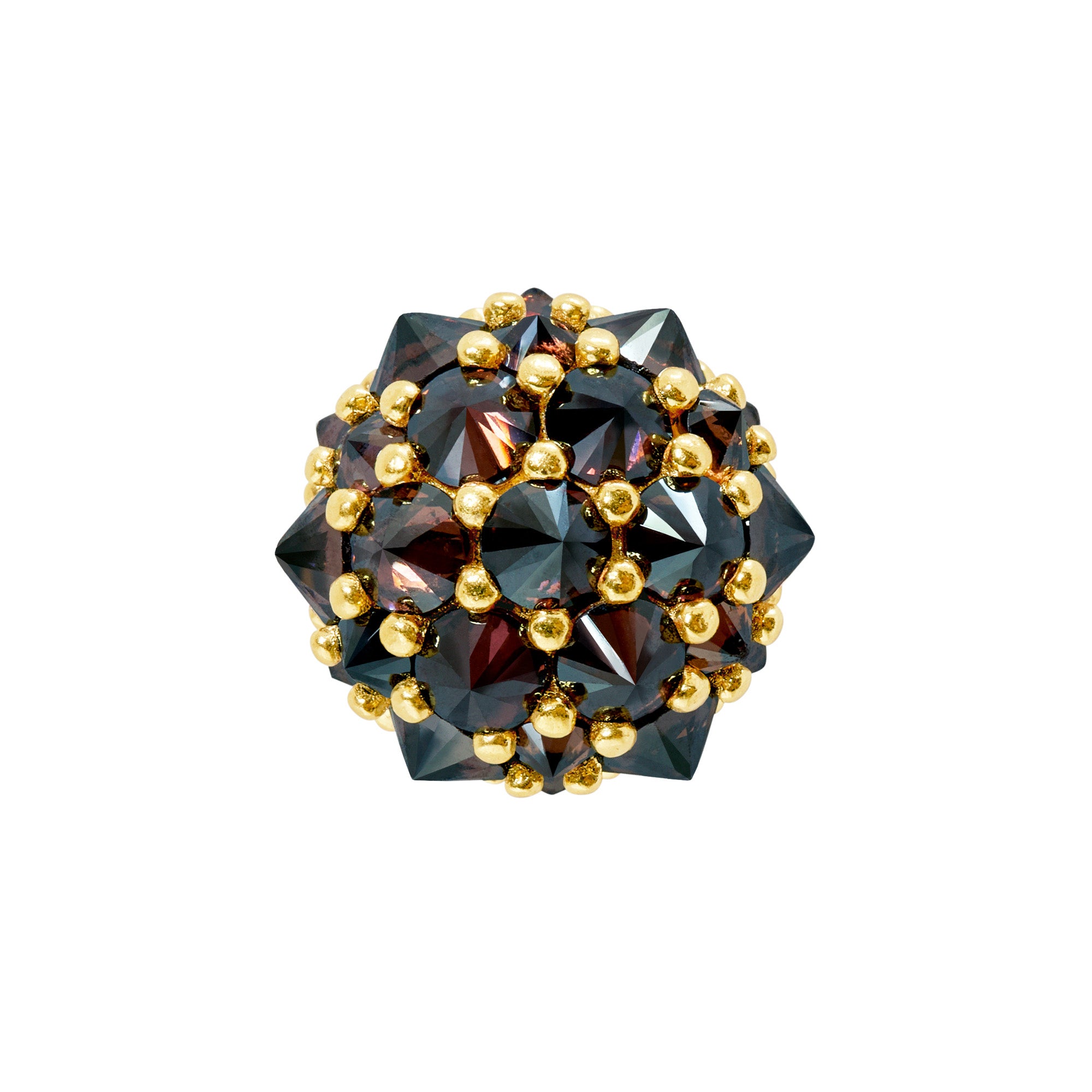 Perfect Bonbon Cocktail Earrings - Caramel - Gold