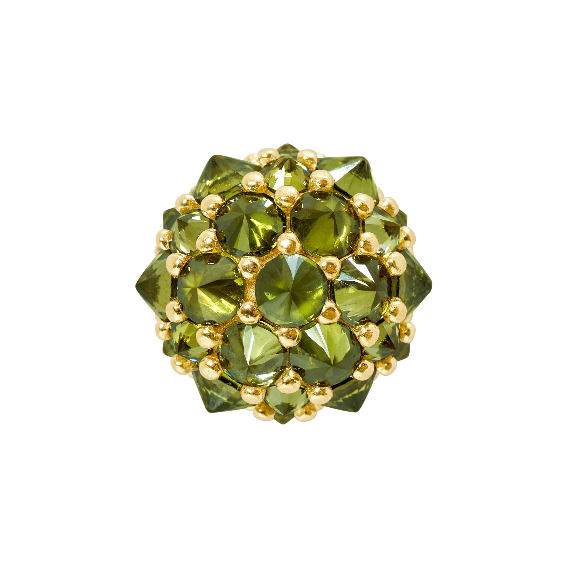 Perfect Bonbon Cocktail Earrings - Light Green - Gold