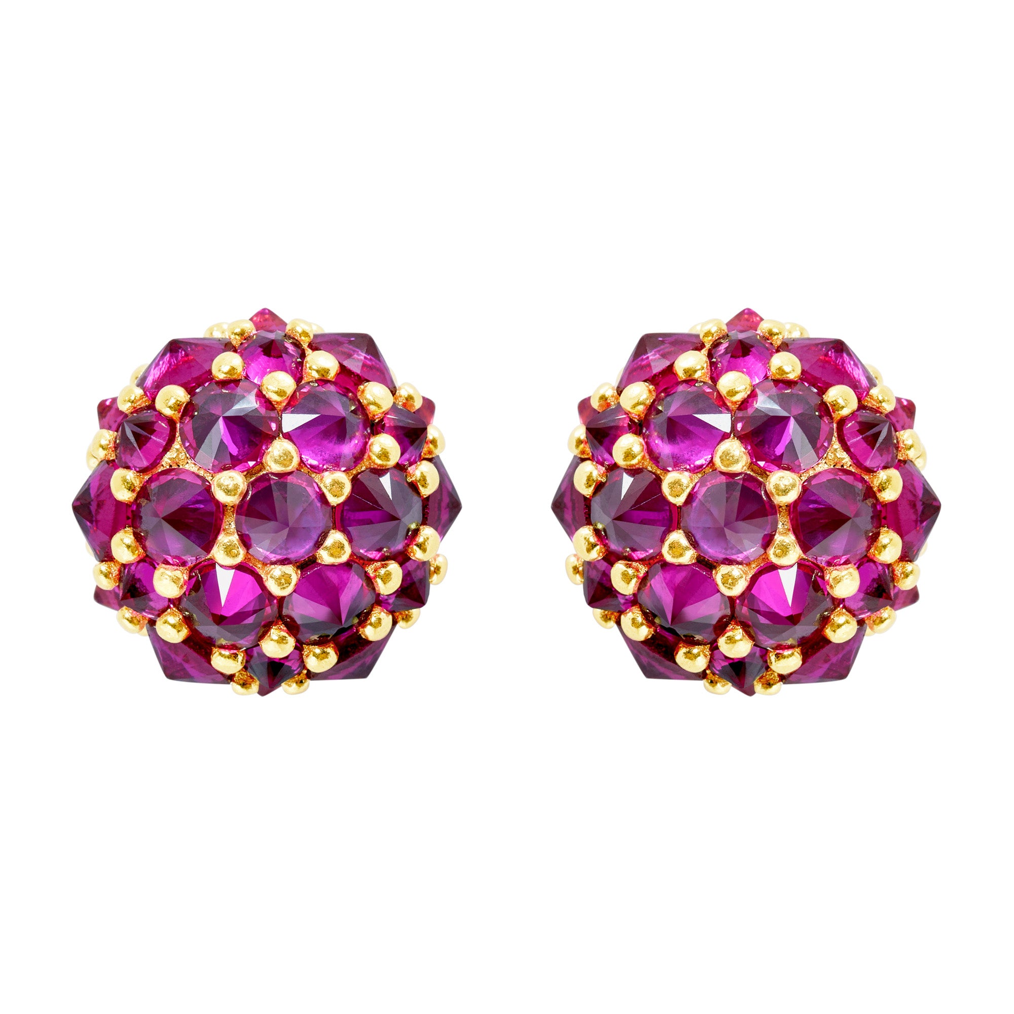 Perfect Bonbon Cocktail Earrings - Pink - Gold