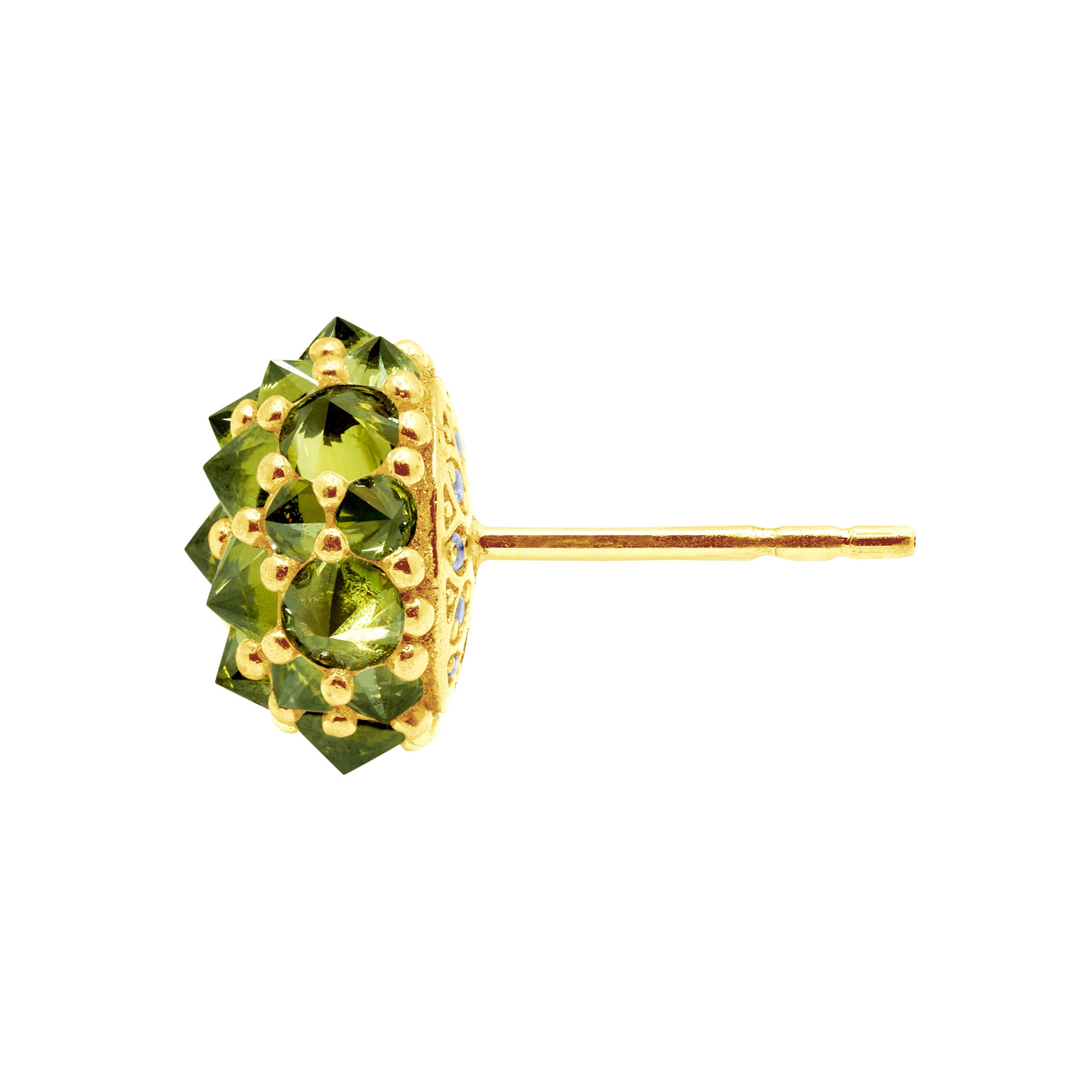 Perfect Bonbon Cocktail Earrings - Light Green - Gold