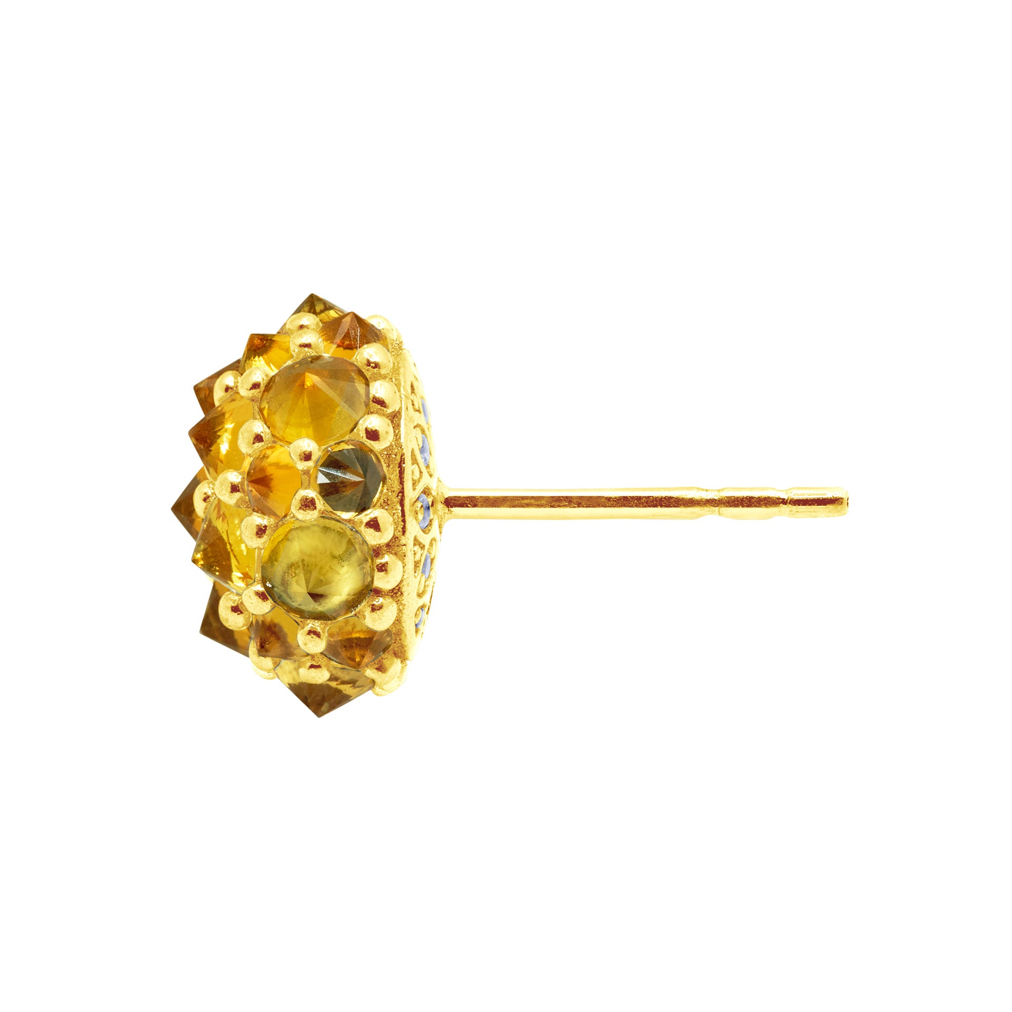 Perfect Bonbon Cocktail Earrings - Yellow - Gold