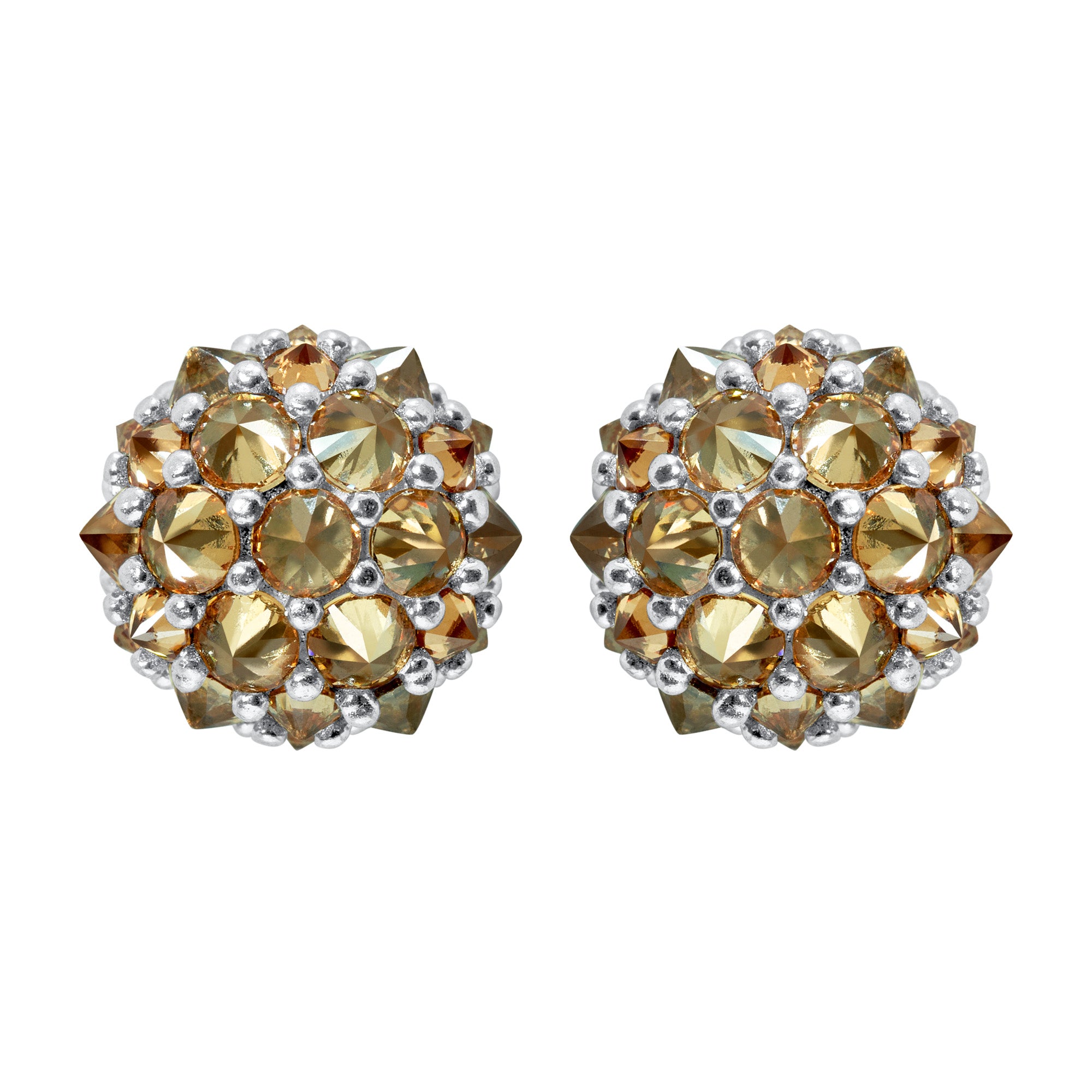 Perfect Bonbon Cocktail Earrings - Gold - Silver
