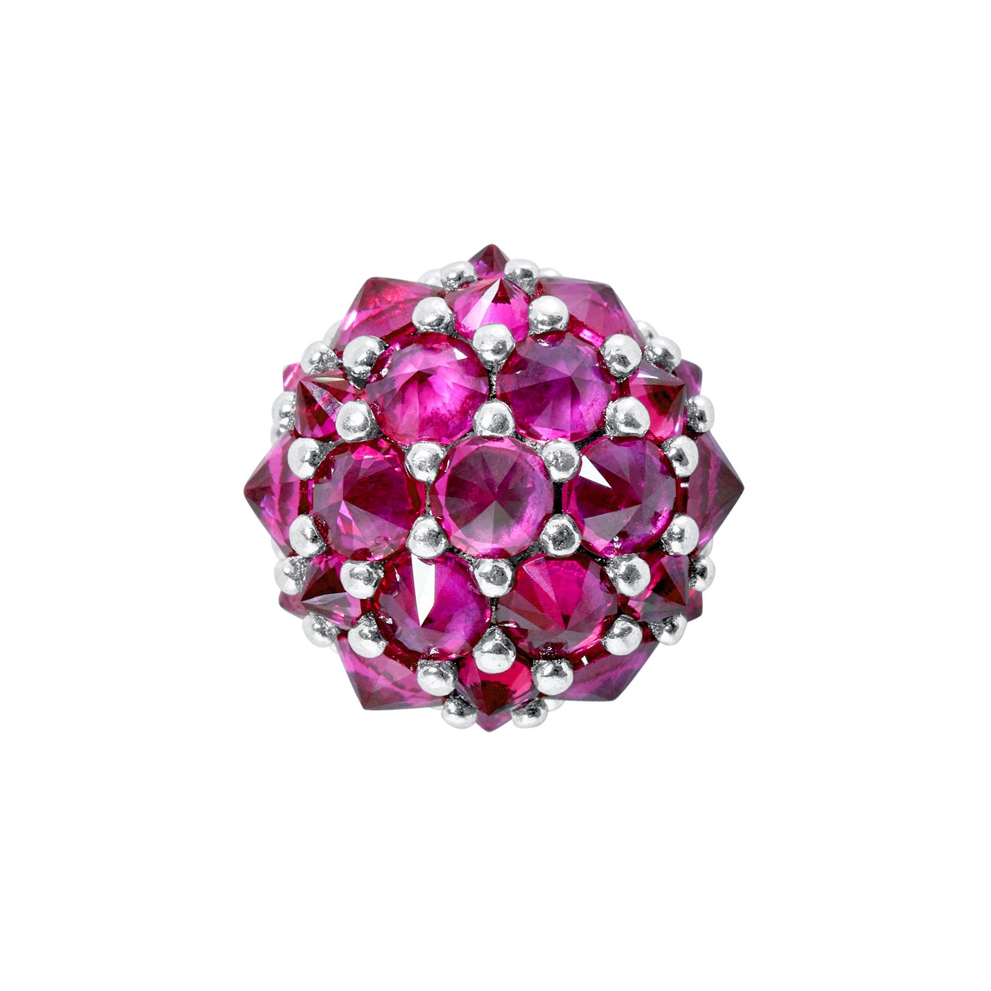 Perfect Bonbon Cocktail Earrings - Pink - Silver