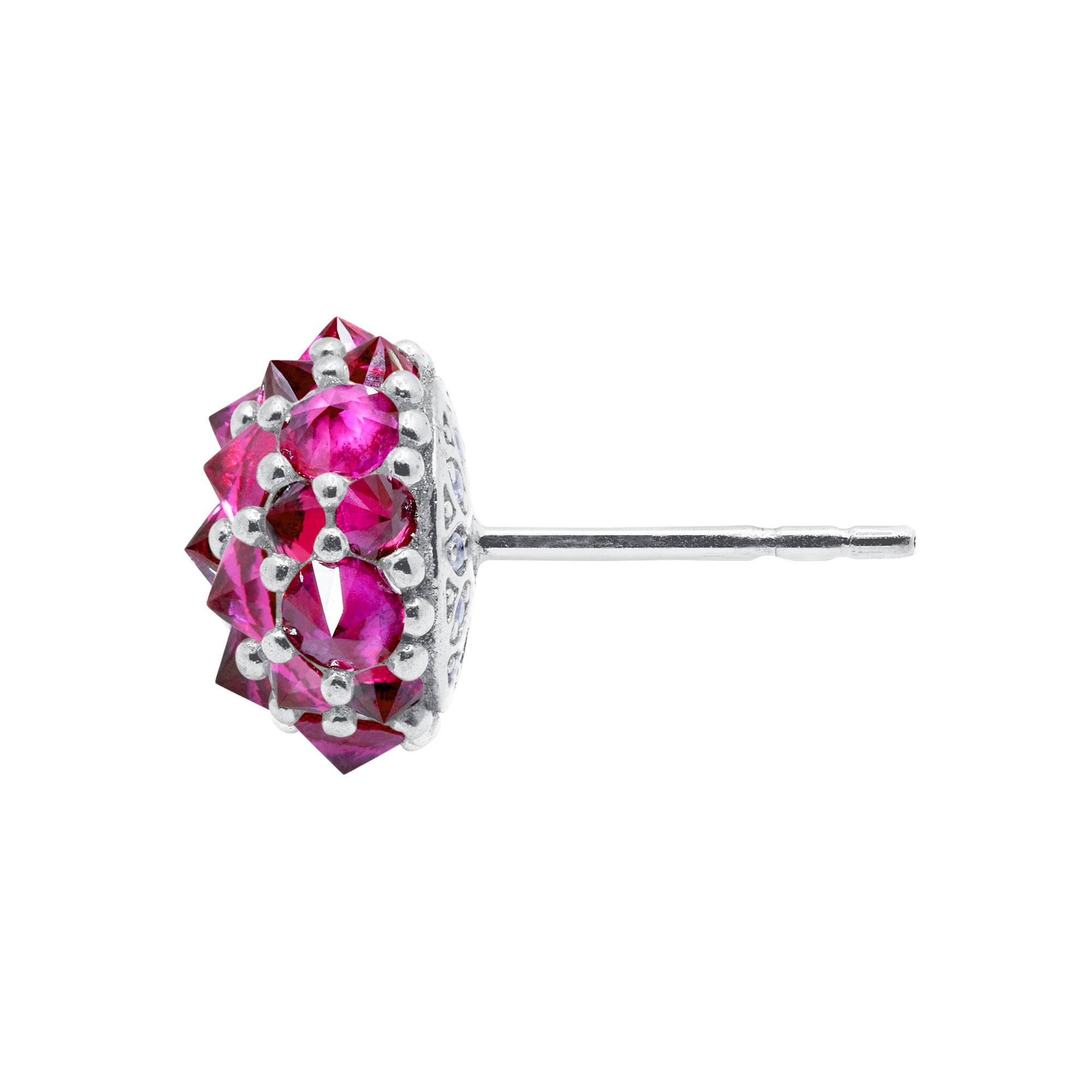 Perfect Bonbon Cocktail Earrings - Pink - Silver