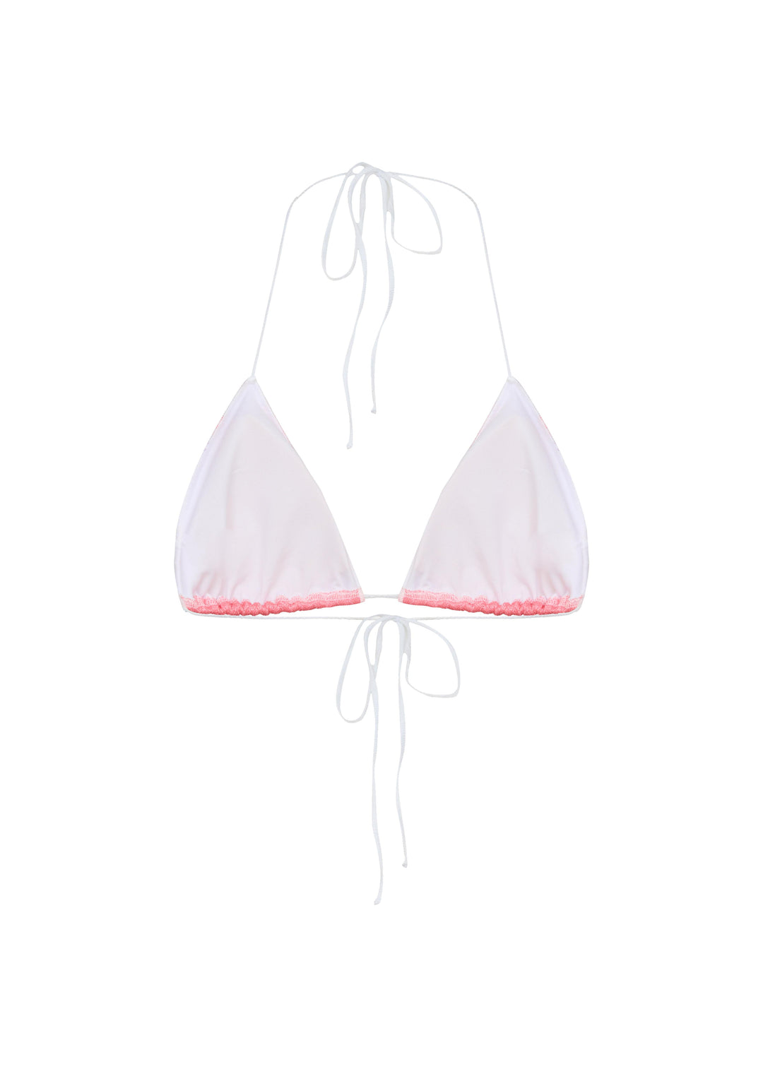Avila Triangle Knit Bikini Top Zigzag Metallic Soleia