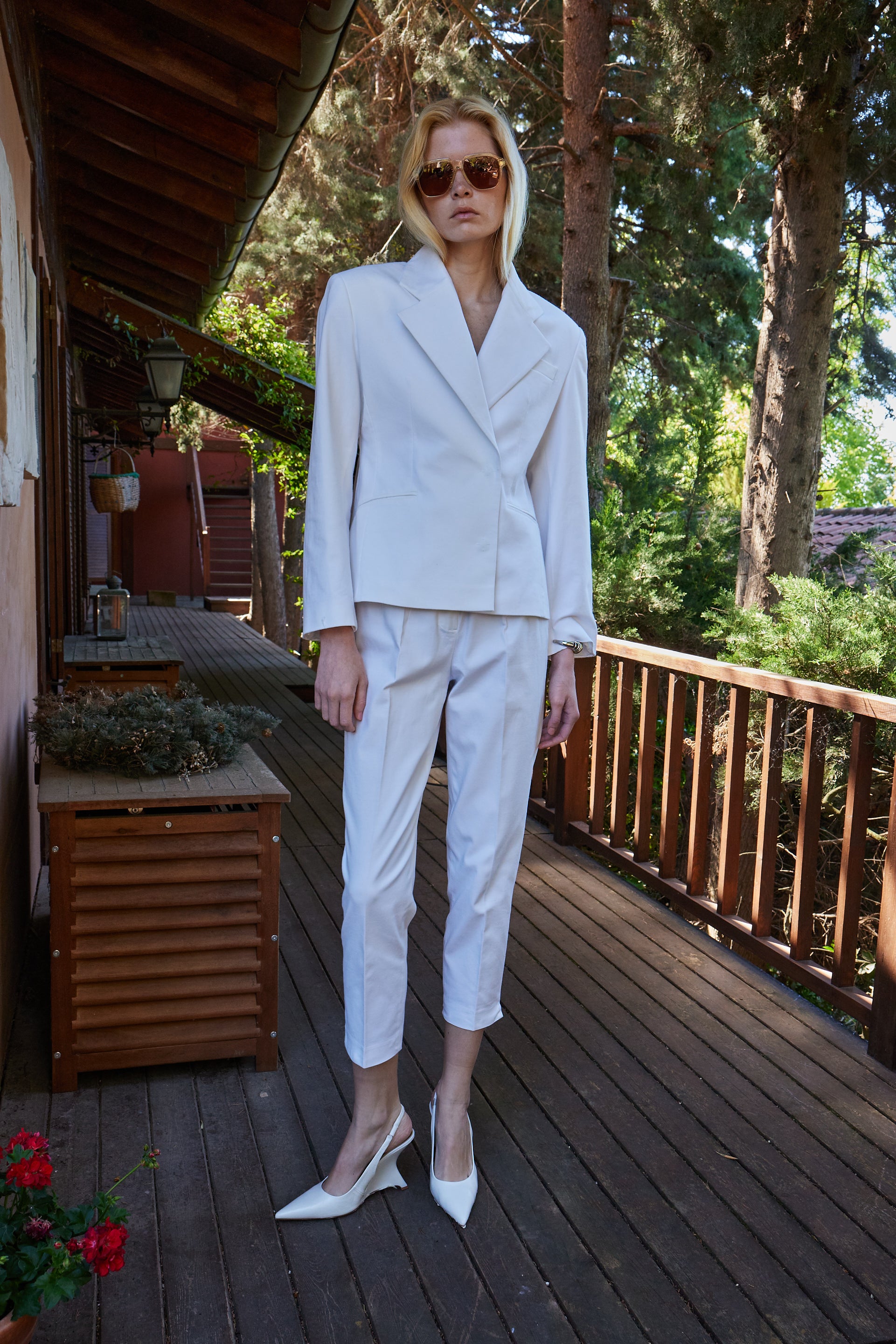 The Seamless Pants - White