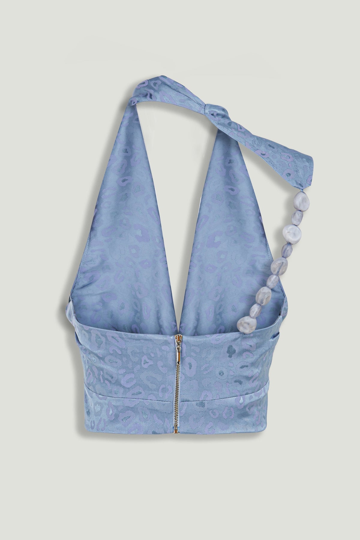Accessory-Detail Off-Shoulder Bustier Top
