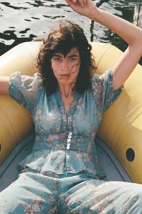 Ibiza Reverie Top Blue