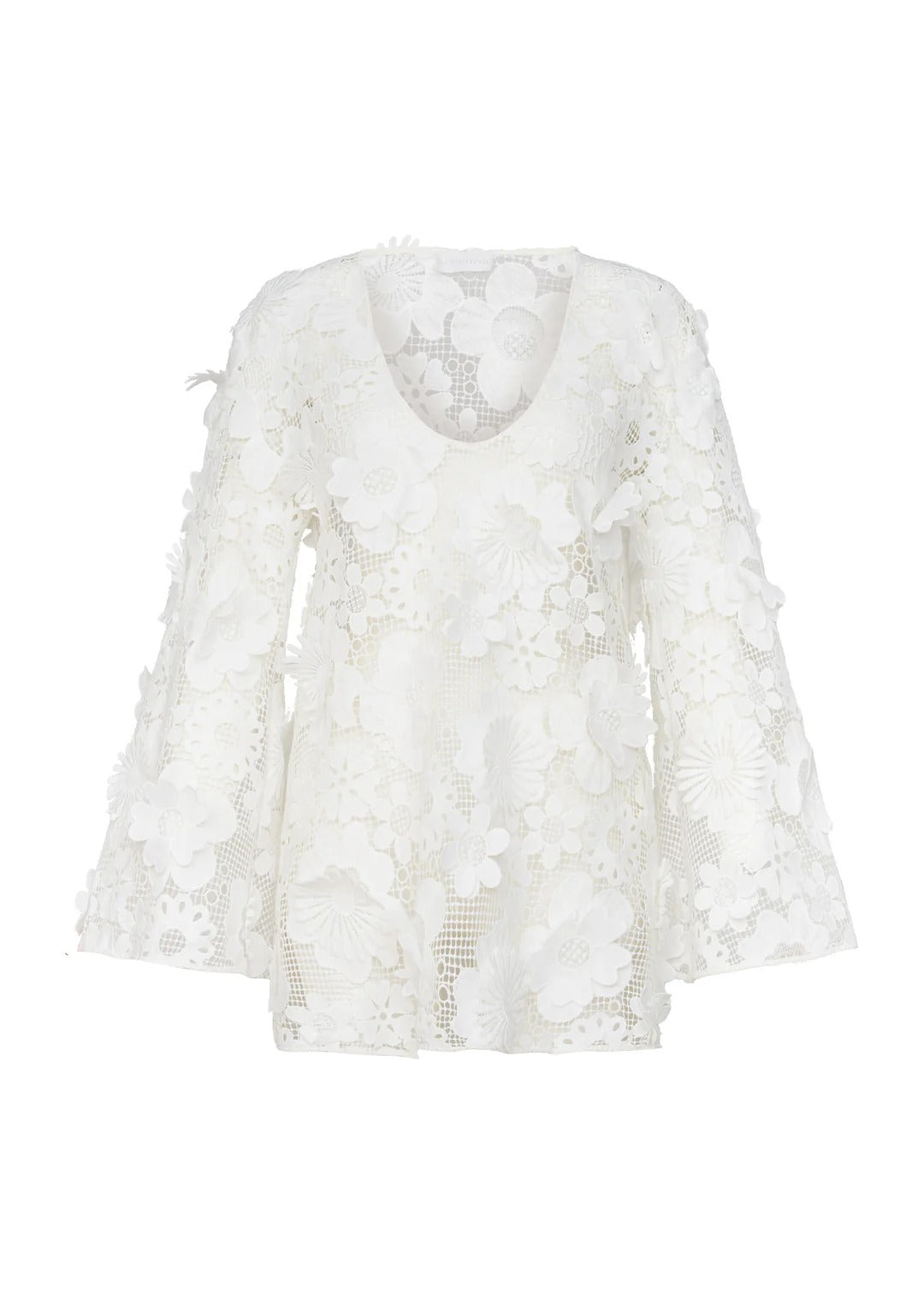 June Knit Mini Beach Dress White Crochet Filora