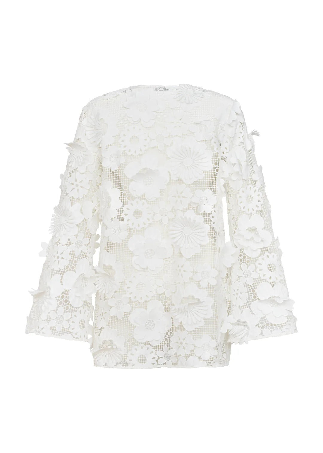 June Knit Mini Beach Dress White Crochet Filora