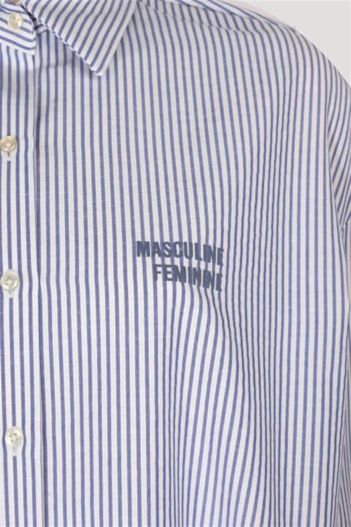 The Boyish Shirt - Blue Striped