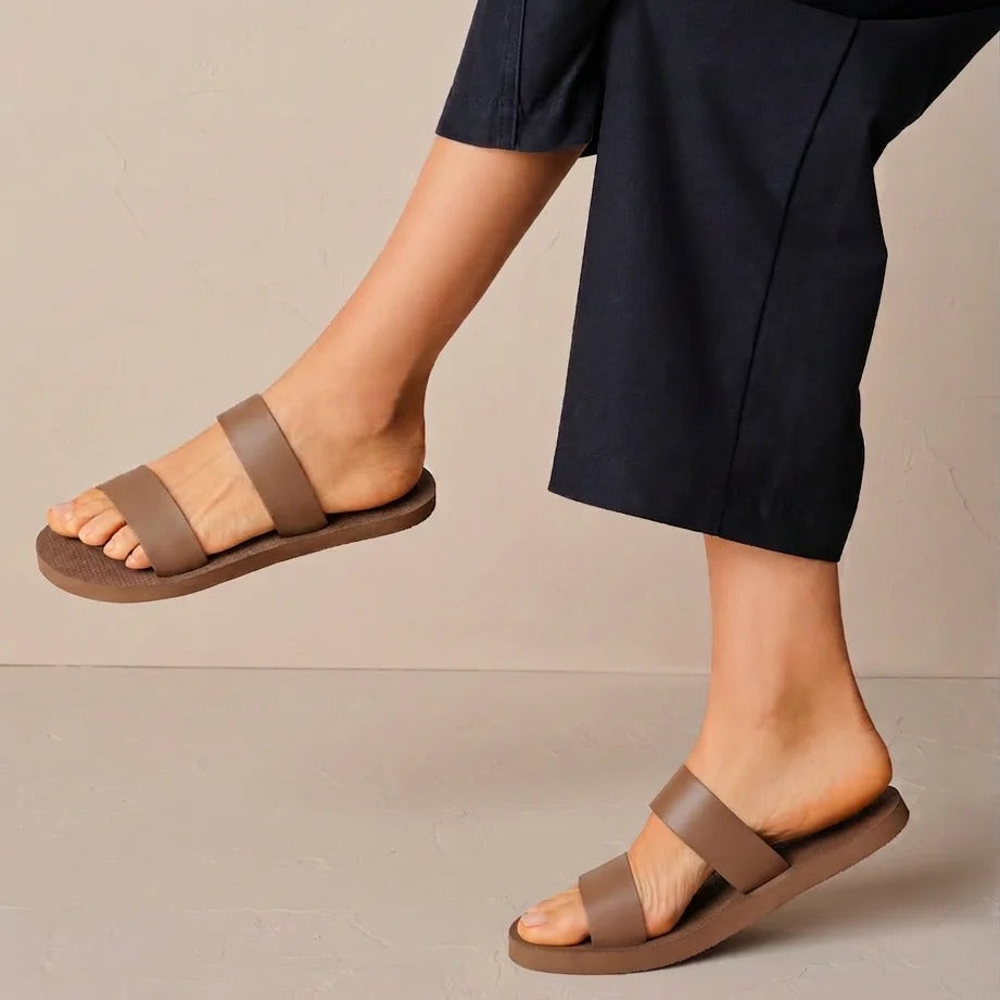 DUO - Woman Double Band - Brown