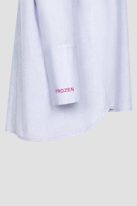 The Boyish Linen Shirt - Lilac