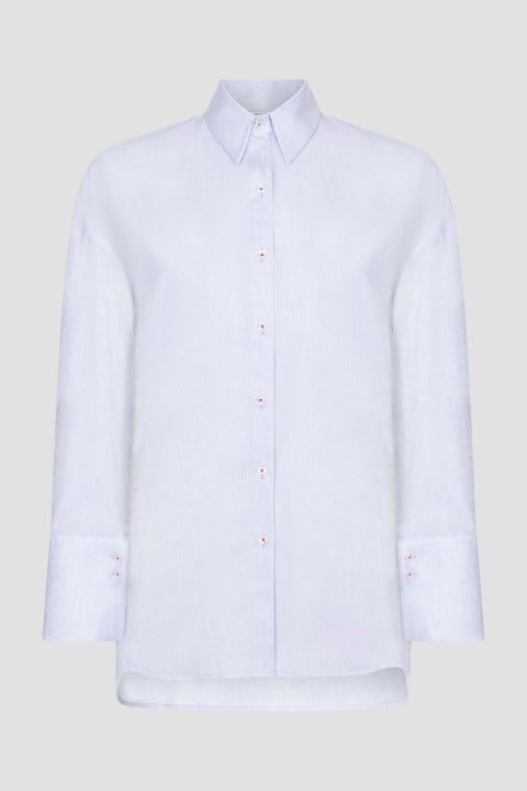 The Boyish Linen Shirt - Lilac