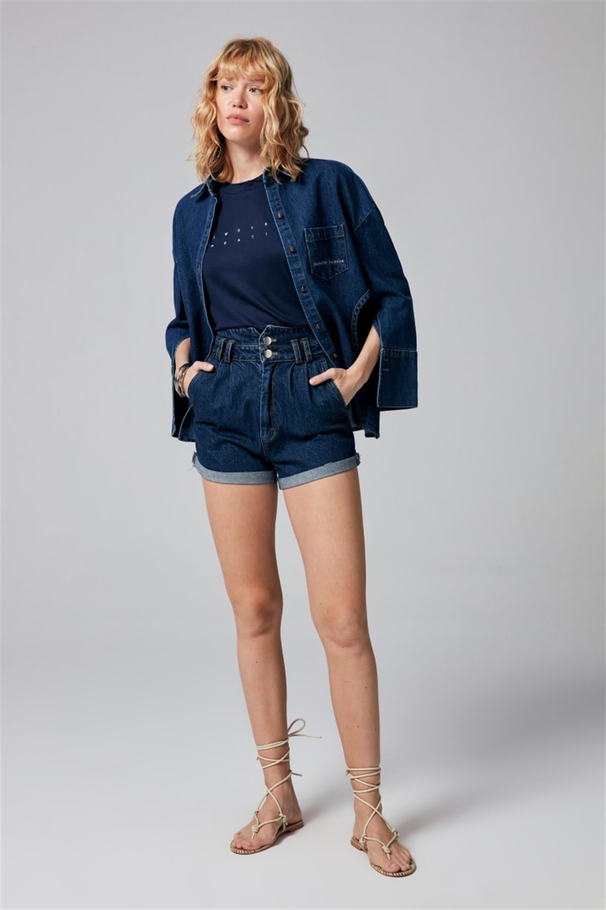 The Denim Short